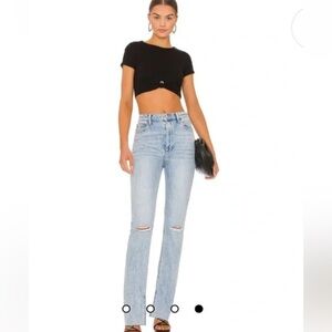 PISTOLA Colleen Slim Flare Jean in Villa size 28